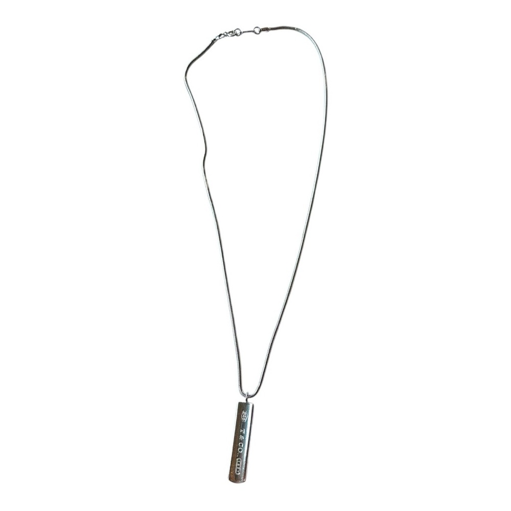 TIFFANY/ Tiffany 925 1837 bar pendant / necklace - Picture 7 of 7